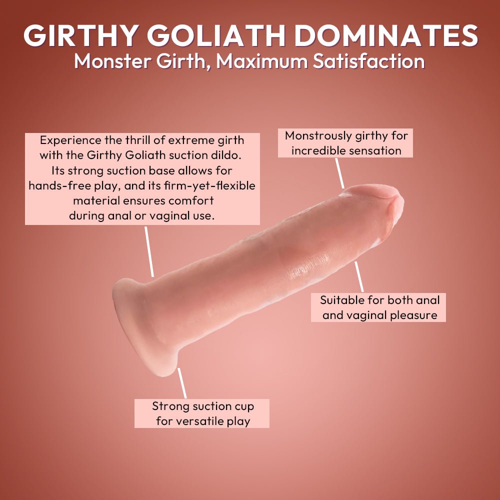 Girthy Goliath Suction Dildo - SVL TOYS