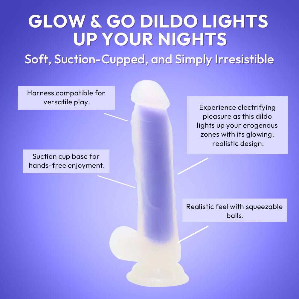 Glow &amp; Go Dildo - SVL TOYS