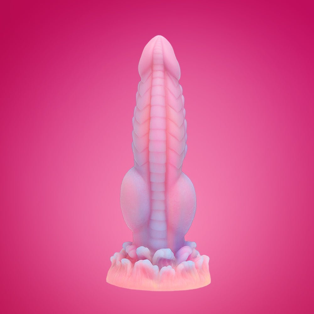 Mystical Serpent Scaled Silicone Dildo - SVL TOYS