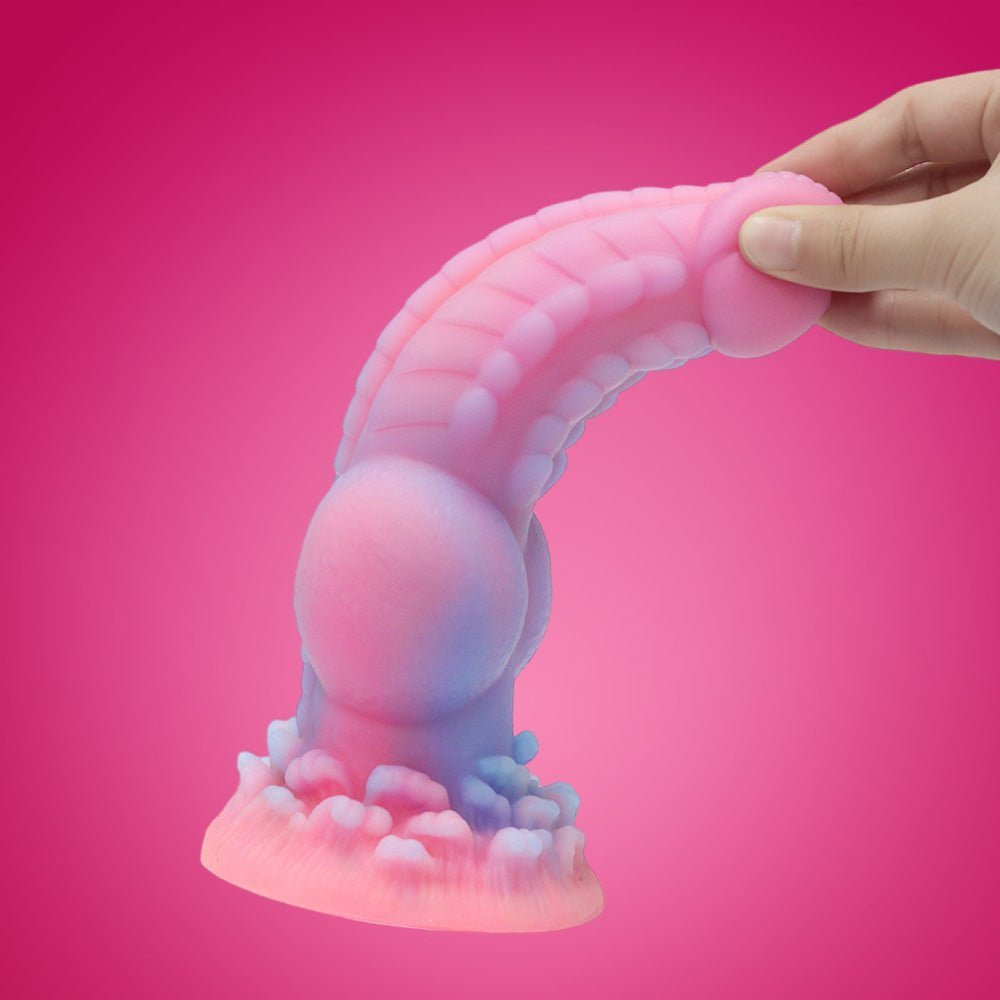 Mystical Serpent Scaled Silicone Dildo - SVL TOYS