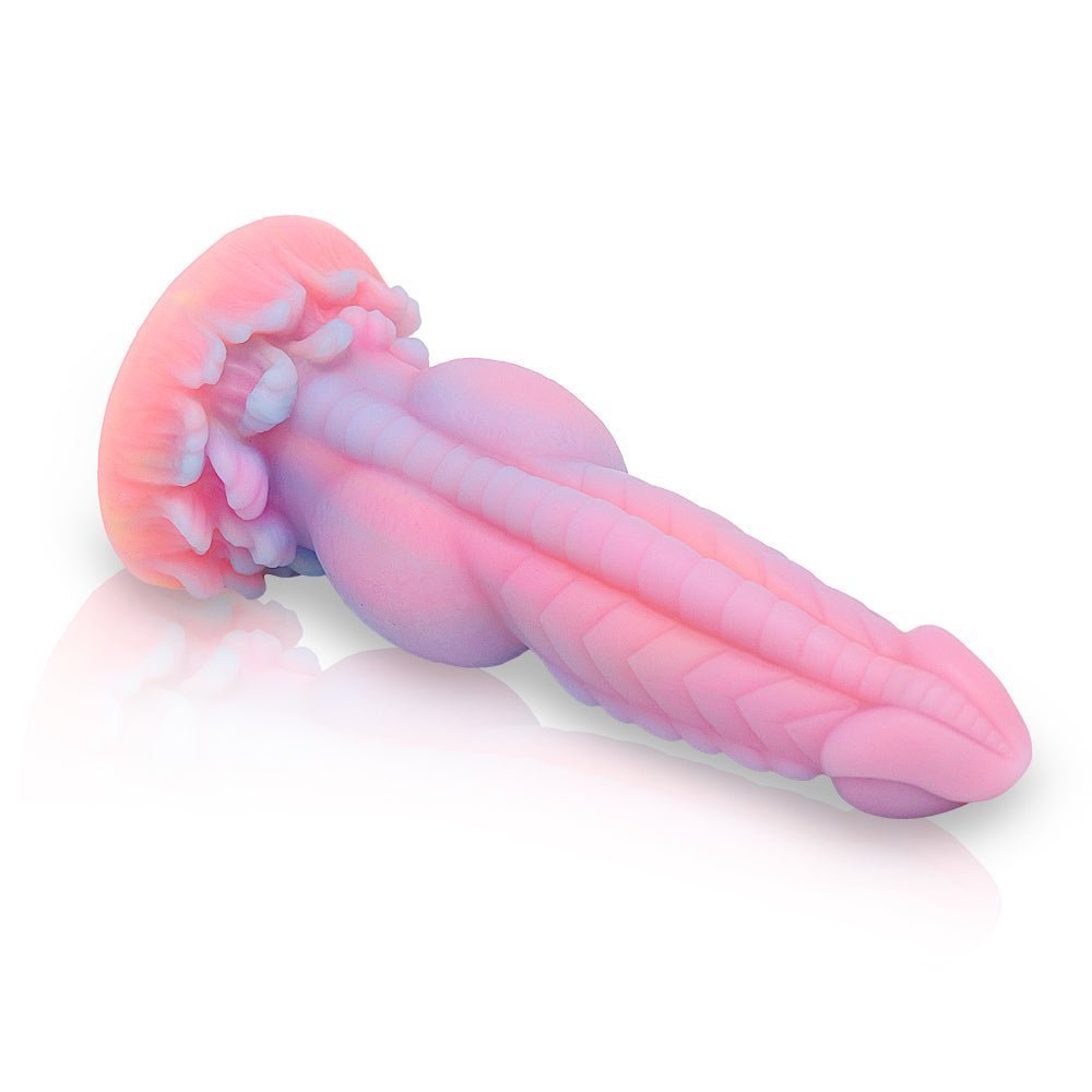 Mystical Serpent Scaled Silicone Dildo - SVL TOYS