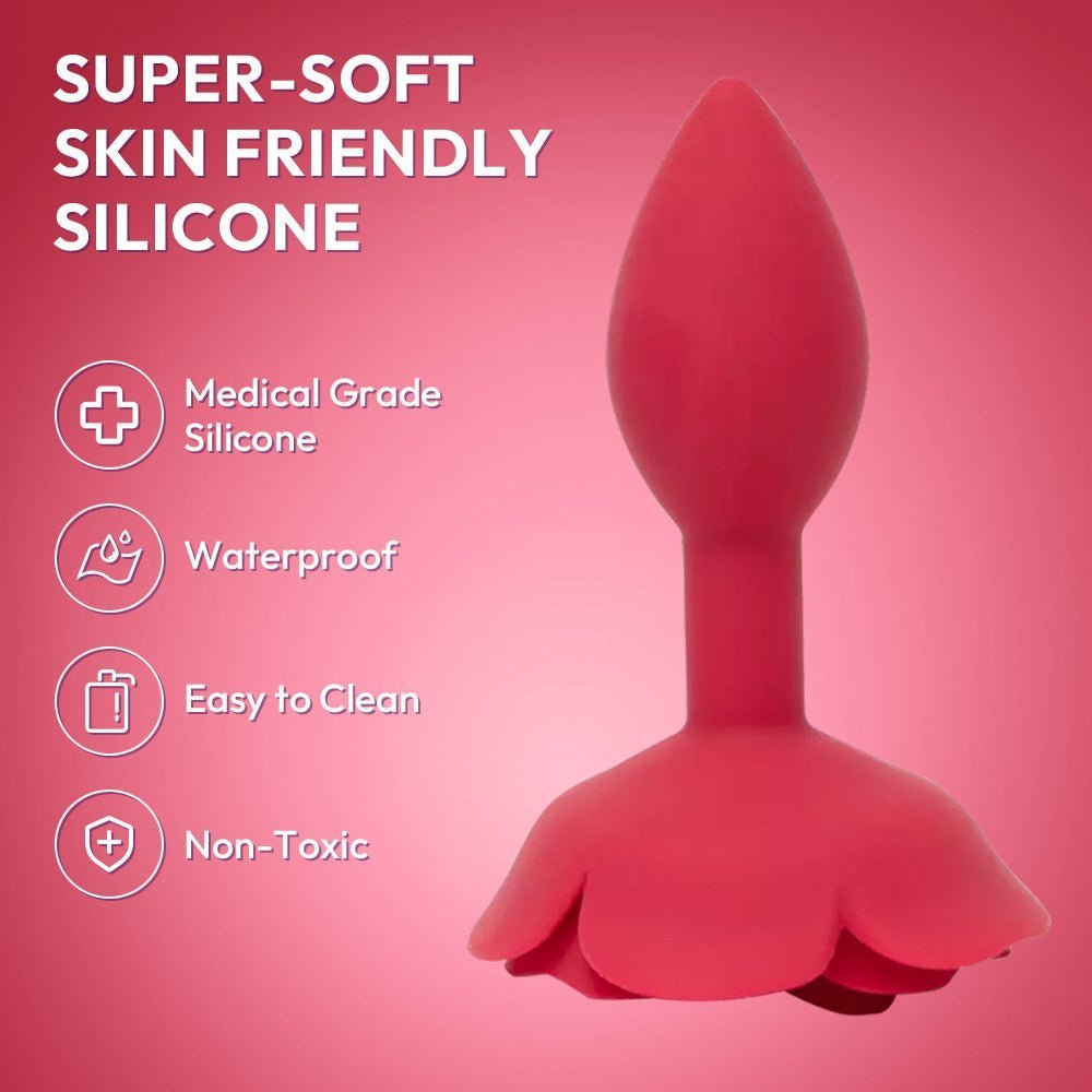 Rosy Bliss Butt Plug - SVL TOYS