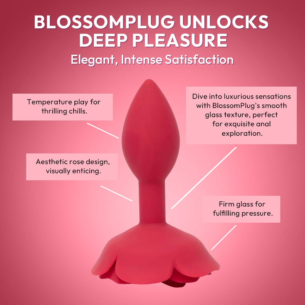 Rosy Bliss Butt Plug - SVL TOYS