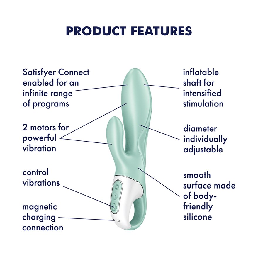 Satisfyer Air Pump Bunny 5+ - SVL TOYS