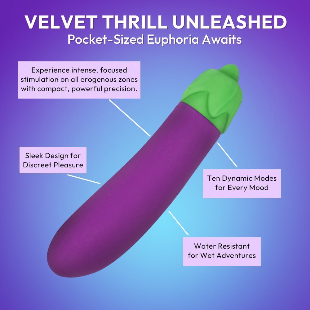 Velvet Thrill Bullet Vibrator - SVL TOYS