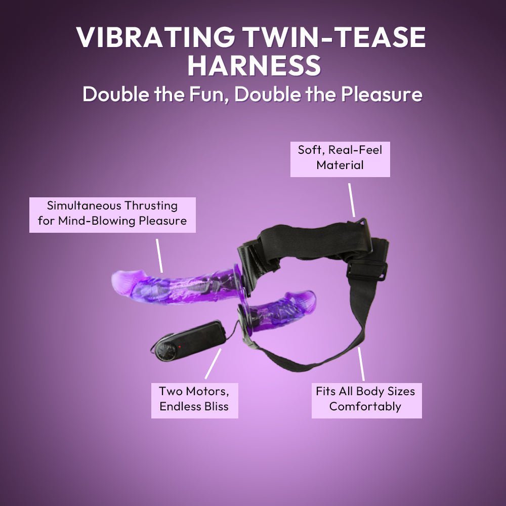 Vibrating Twin - Tease Harness - SVL TOYS